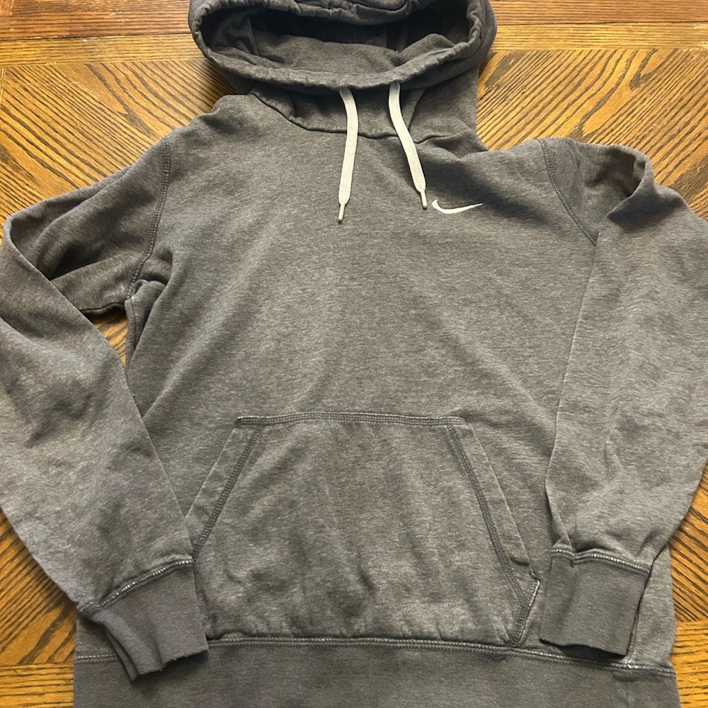 Nike 729297-071 Sportswear Club Fleece Funnel Neck Hooded Sweatshirt Womens Sz M